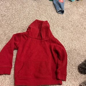 wonder nation Red Kids Hooded Pullover Sweatshirt